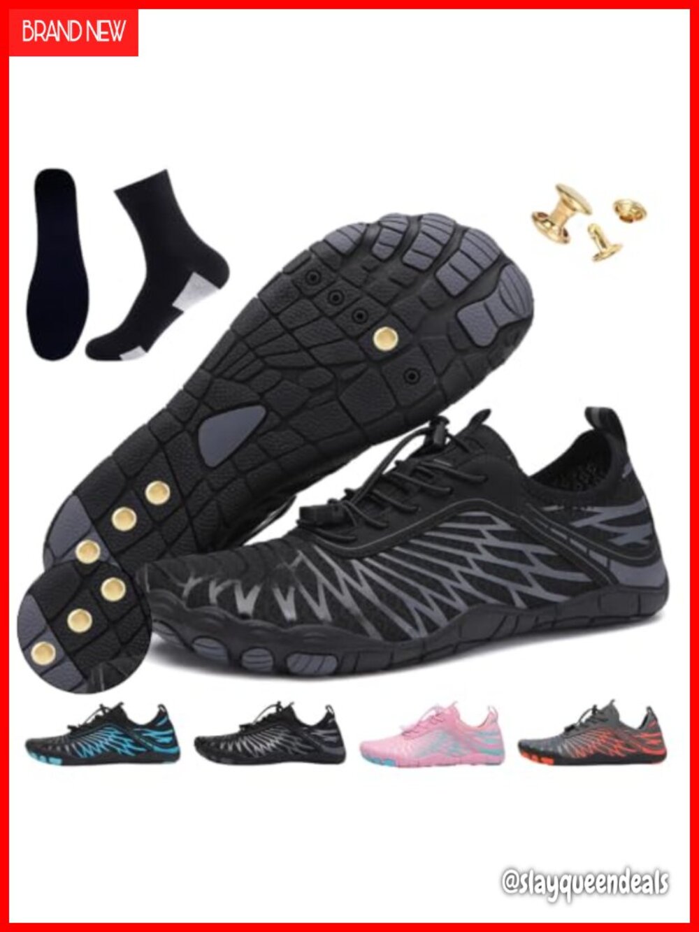 Copper Grounding Barefoot Shoes Wide Toe Box Breathable Lightweight Women